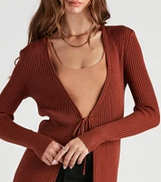 Forever Fabulous Faux Fur Knit Duster