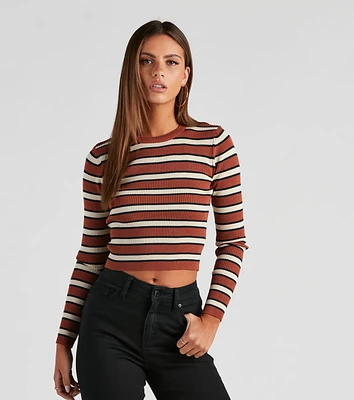 Trendsetting Babe Cropped Sweater