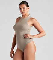 Elevated Basic Sweater Knit Bodysuit