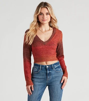 Autumn Spice Lace-Up Sweater