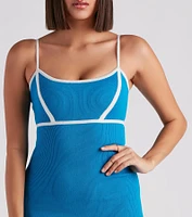 Spring The Fun Sweater Midi Dress
