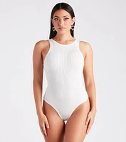 So Sultry Strappy Back Knit Bodysuit