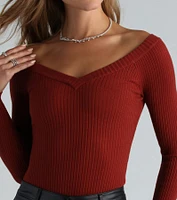 Basic Must-Have Ribbed Knit Bodysuit