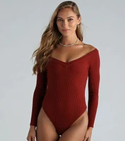 Basic Must-Have Ribbed Knit Bodysuit