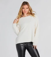 Sweet Chills Chenille Crew Neck Sweater