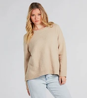 Sweet Chills Chenille Crew Neck Sweater