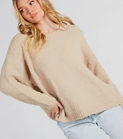 Sweet Chills Chenille Crew Neck Sweater