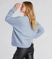 Sweet Chills Chenille Crew Neck Sweater