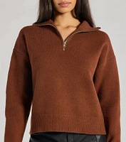 Cozy Staple Ribbed Knit Pullover Sweater