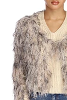 Shabby Chic Shaggy Cardigan