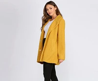 Long Teddy Trench Coat