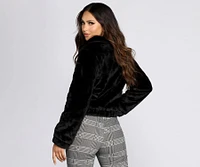 Bomber Babe Faux Fur Jacket