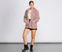 Oversized Teddy Jacket