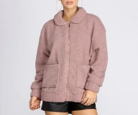 Oversized Teddy Jacket