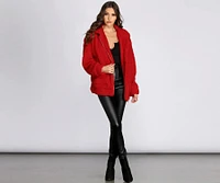 Oversized Teddy Jacket
