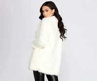No Chill Faux Fur Long Jacket