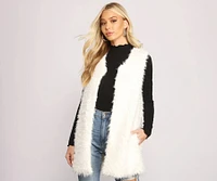 Chic Fashionista Faux Fur Vest
