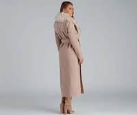 A Formal Affair Faux Fur Jacket