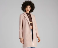 Big City Lapel Long Coat