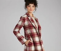 Major Chic Faux Wool Coat