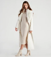 A Formal Affair Faux Fur Jacket