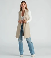Autumn Chill Faux Wool Vest