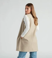 Autumn Chill Faux Wool Vest