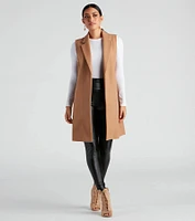 Autumn Chill Faux Wool Vest