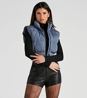 Winter Must-Have Cropped Puffer Vest