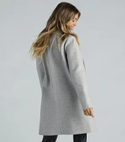 Always A Classic Faux Wool Trench Coat