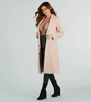 Winter Beauty Wool Trench Coat