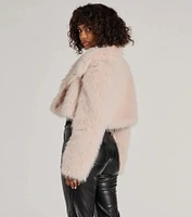 Layer On The Luxe Faux Fur Cropped Jacket