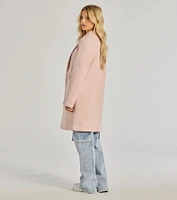 Perfect Chic Faux Wool Trench Coat