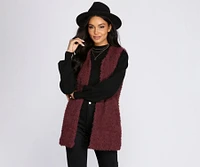 Pretty And Posh Faux Fur Vest