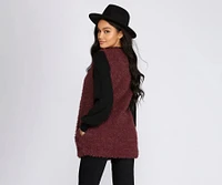 Pretty And Posh Faux Fur Vest