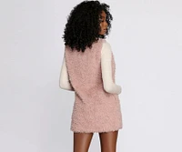 Pretty And Posh Faux Fur Vest