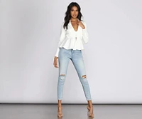 Professional Peplum Blazer