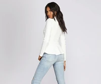 Professional Peplum Blazer