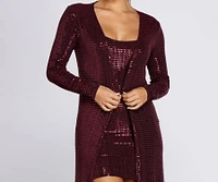 Stunning Sequin Diva Duster