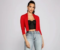 Chic And Cropped Blazer