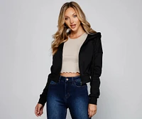 Cute And Casual Zip-Up Hoodie
