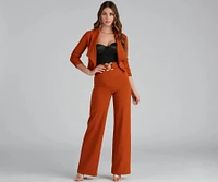 House Of Glam Ruched Blazer