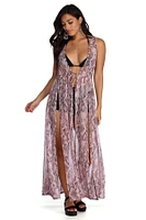 Mesh With Snake Duster