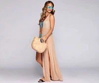 Stylishly Sheer Mesh Duster