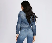 Fleece On Fleek Denim Jacket