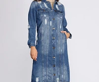 Denim For Days Long Jacket