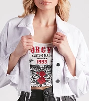 Feelin' Fresh Cropped Denim Jacket