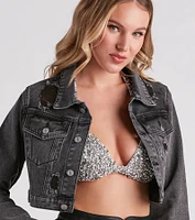 Boardwalk Crop Denim Jacket