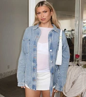 Cool Ease Long Sleeve Denim Shacket