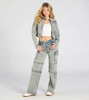 Trendy Arrival Denim Moto Jacket